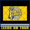 Dirty Leeds Map & Scarf 10x6cm Stickers