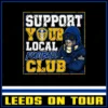 Support Your Local Football Club 8x8cm Stickers